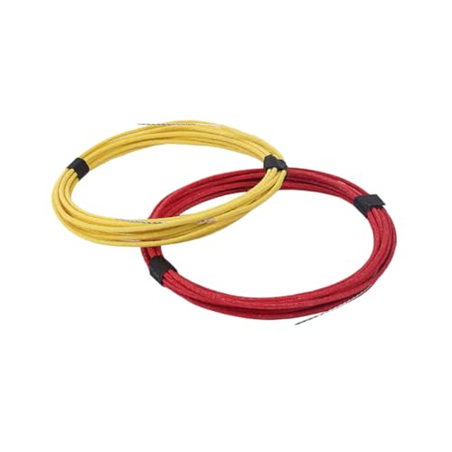 BESPORTBLE 2 Stück Vintage Gitarrendraht Awg Vorverzinnt Stoffbezug Push Back für Gitarrenverkabelung für Pickup Montage und Neuverkabelung von BESPORTBLE