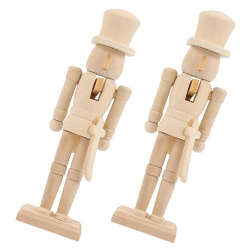 BESPORTBLE 2 Stück Weihnachts Holzfigur Unbemalt DIY Soldat Ornamente zum Bemalen Weihnachtsdeko Handwerk für Erwachsene BESPORTBLE 2 Stück Weihnachts Holzfigur Unbemalt DIY Soldat Ornamente zum Bemalen Weihnachtsdeko Handwerk für Erwachsene von BESPORTBLE