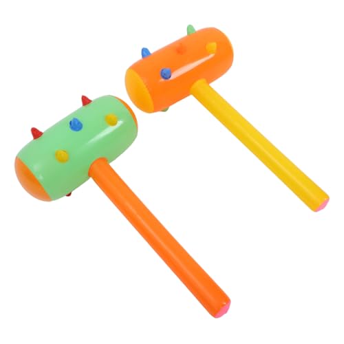 BESPORTBLE 2 Stücke Bunte PVC Aufblasbare Hämmer Lustig Party Zubehör Zufällige Farben Zufällige Farbe von BESPORTBLE