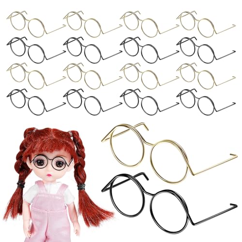 BESPORTBLE 20 Mini-Brillen Für Puppen – Stilvolle Kupferbrillen Für Puppen Ideal Für Rollenspiele Modenschauen Und Puppenumstylings BESPORTBLE 20 Mini-Brillen Für Puppen – Stilvolle Kupferbrillen Für Puppen Ideal Für Rollenspiele Modenschauen Und Puppenumstylings von BESPORTBLE