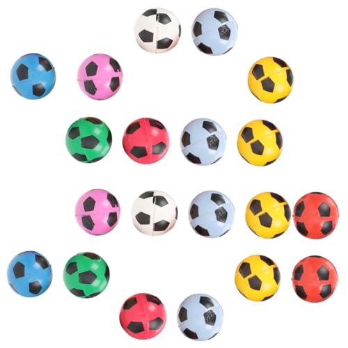 BESPORTBLE 20 Stück Bunte Bälle Sprungbälle mit Fußballmuster für Spaßige Freizeitaktivitäten für Drinnen und Draußen Leicht und Tragbar Zufällige Farbe Zufällige Farbe BESPORTBLE 20 Stück Bunte Bälle Sprungbälle mit Fußballmuster für Spaßige Freizeitaktivitäten für Drinnen und Draußen Leicht und Tragbar Zufällige Farbe Zufällige Farbe von BESPORTBLE