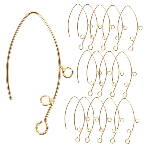BESPORTBLE 20 Stück Goldohrhaken Baumeln Ohrring -beiträge Herstellung Trendy Erwachsene Multipack Zubehör Ohrring -erfindungsfeststellungen Teile Ohrringverschlüsse Messing BESPORTBLE 20 Stück Goldohrhaken Baumeln Ohrring -beiträge Herstellung Trendy Erwachsene Multipack Zubehör Ohrring -erfindungsfeststellungen Teile Ohrringverschlüsse Messing von BESPORTBLE