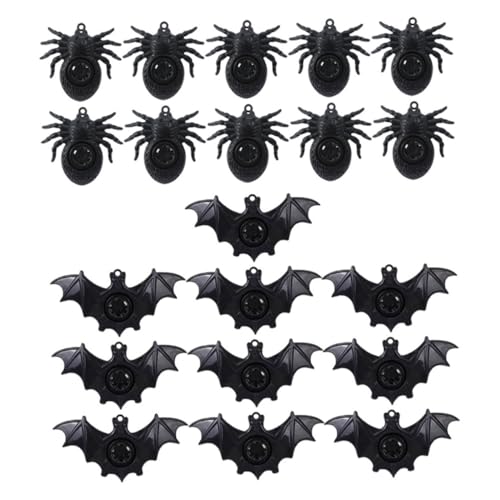 BESPORTBLE 20 Stück Halloween Whistle Spider Bat Pfeifen für Lustige Party Accessoires für Halloween Feiern Mitgebsel für Mädchen und Jungen von BESPORTBLE
