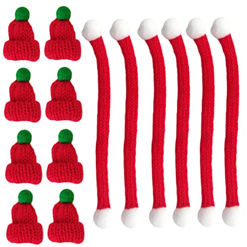 BESPORTBLE 20 Stück Mini Weihnachtsstrickmützen Set Teiliges DIY Wollmützen Schals für Festliche Dekoration für Weinflaschen Puppen und Bastelprojekte BESPORTBLE 20 Stück Mini Weihnachtsstrickmützen Set Teiliges DIY Wollmützen Schals für Festliche Dekoration für Weinflaschen Puppen und Bastelprojekte von BESPORTBLE