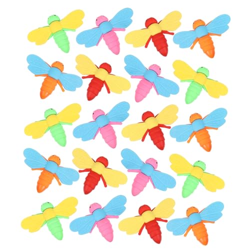 BESPORTBLE 20 Stück Teiliges Insekten Radiergummi Set Bunte Schüler Radiergummis Lustige Party Geschenke Kreative Schulmaterialien Sichere und Praktische Radierer Zufällige Zufällige Farbe von BESPORTBLE