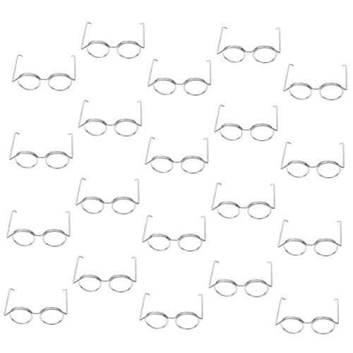 BESPORTBLE 20 Stück Teiliges Mini Brillen für Puppen Linsenschalenlose Brillenrahmen zum Ankleiden und Basteln Puppenzubehör für Kreative DIY Projekte und Puppenhaus Dekoration BESPORTBLE 20 Stück Teiliges Mini Brillen für Puppen Linsenschalenlose Brillenrahmen zum Ankleiden und Basteln Puppenzubehör für Kreative DIY Projekte und Puppenhaus Dekoration von BESPORTBLE