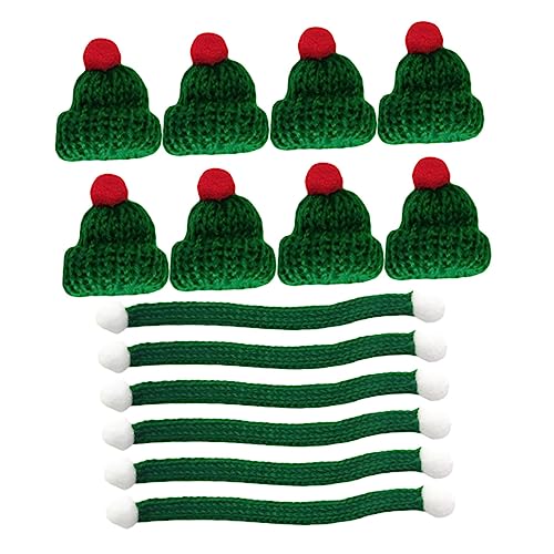 BESPORTBLE 20stücke Strickte Weihnachts-minimützen Und Mini-schals Für Puppen Federmäppchen Handys Flaschen Weinflaschen Tischdeko Und Weihnachtsfeiern BESPORTBLE 20stücke Strickte Weihnachts-minimützen Und Mini-schals Für Puppen Federmäppchen Handys Flaschen Weinflaschen Tischdeko Und Weihnachtsfeiern von BESPORTBLE