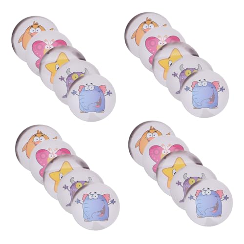 BESPORTBLE 20 Stück Tier Cartoon Potty Training Sticker Hitzeempfindliche Farbwechsel Aufkleber Ablösbar Motivierend für Jungen Mädchen Wiederverwendbar für Toilette Training von BESPORTBLE