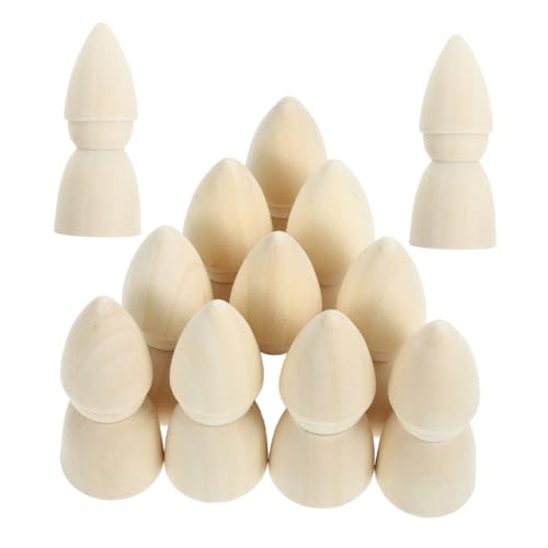 BESPORTBLE 20 Stück Unbemalte Holz Peg Dolls zum Malen Diy Bastelbedarf für Kleine Holzfiguren für Kreative Projekte und Dekoration für Kunst und Handwerk BESPORTBLE 20 Stück Unbemalte Holz Peg Dolls zum Malen Diy Bastelbedarf für Kleine Holzfiguren für Kreative Projekte und Dekoration für Kunst und Handwerk von BESPORTBLE