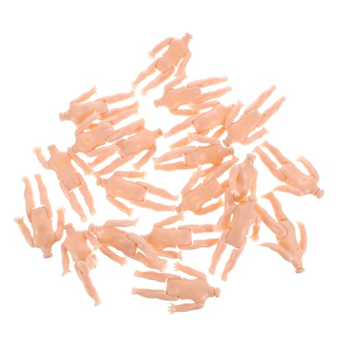 BESPORTBLE 20Stücke Mini Puppenkörper Zubehör aus Hochwertigem Kunststoff Dicke Puppenkörper für DIY Puppenmaterialien für Kreative Bastelprojekte und von BESPORTBLE