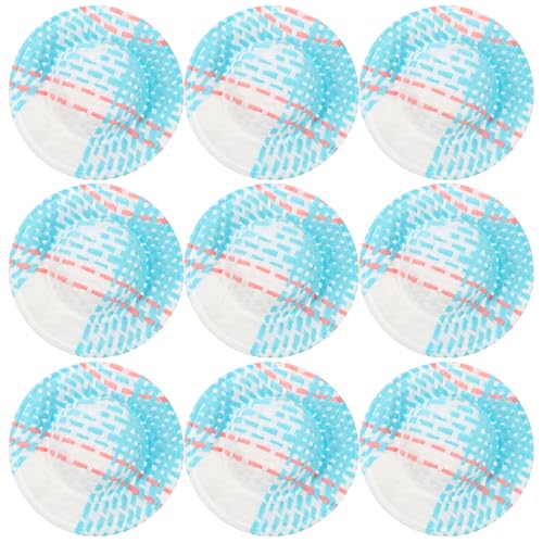 BESPORTBLE 20Stücke Puppenhüte Imitation Strohhüte für Puppenhaus Zubehör Bastelbedarf für DIY Projekte für Fotorequisiten Wohndekoration von BESPORTBLE