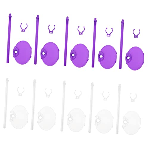 BESPORTBLE 20Stücke Puppenständer aus Kunststoff mit Clip zur Fixierung Transparente Violette Puppenhalter für Display Stabil und Langlebig BESPORTBLE 20Stücke Puppenständer aus Kunststoff mit Clip zur Fixierung Transparente Violette Puppenhalter für Display Stabil und Langlebig von BESPORTBLE
