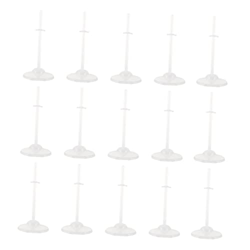 BESPORTBLE 20Stücke Puppenständer aus Verstellbare Halter für Puppen Transparente Displayständer für Puppen Stabil und Langlebig für Kreative Ausstellungen von BESPORTBLE