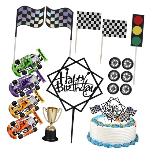BESPORTBLE 23stücke Auto-kuchendekorationen Cupcake-topper Geburtstagskuchen-dekorationen Rennauto-happy-birthday-kuchenaufsatz Kuchenkugel-dekorationen Partyzubehör Für Kindergeburtstage BESPORTBLE 23stücke Auto-kuchendekorationen Cupcake-topper Geburtstagskuchen-dekorationen Rennauto-happy-birthday-kuchenaufsatz Kuchenkugel-dekorationen Partyzubehör Für Kindergeburtstage von BESPORTBLE