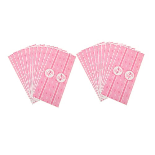 BESPORTBLE 24 Stück Gender Reveal Wasserflaschen Etiketten für Babyparty Mädchen Aufkleber Wasserfest Selbstklebend Party Deko für Neugeborene Farbenfrohe Sticker von BESPORTBLE