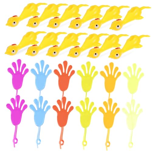 BESPORTBLE 24 Stück Teiliges Partyspielset mit Dehnbaren Silikon klebehänden und Schleuder hühnern Lustiges Wurfspielzeug als Mitgebsel für Kindergeburtstag und Gastgeschenke Flexible BESPORTBLE 24 Stück Teiliges Partyspielset mit Dehnbaren Silikon klebehänden und Schleuder hühnern Lustiges Wurfspielzeug als Mitgebsel für Kindergeburtstag und Gastgeschenke Flexible von BESPORTBLE