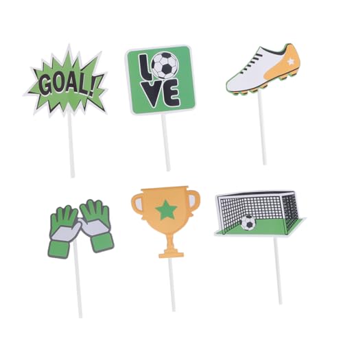 BESPORTBLE 24Stücke Fußball Cupcake Picks Kreative Party Dekoration Für Kuchen Und Desserts Für Fußball Partys Und Geburtstagsfeiern BESPORTBLE 24Stücke Fußball Cupcake Picks Kreative Party Dekoration Für Kuchen Und Desserts Für Fußball Partys Und Geburtstagsfeiern von BESPORTBLE