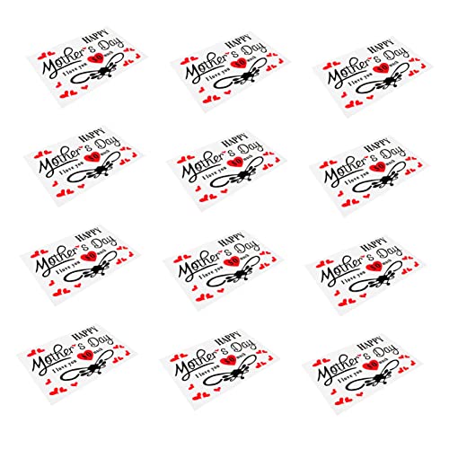 BESPORTBLE 25 Stück Muttertags Luftballon Sticker Dekorative Aufkleber für Kreative Diy Deko für Partys und Wohnräume Leicht Anzubringen Entfernen von BESPORTBLE