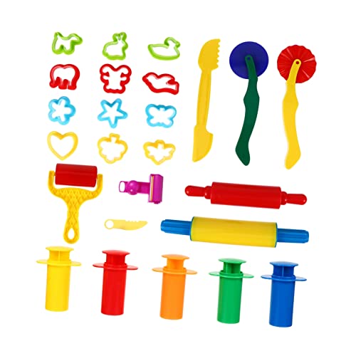 BESPORTBLE 25 Stück Teiliges Knete Werkzeug Set für Bunte Modellierwerkzeuge für Vorschule und Kindergarten Kreative Gestaltung und Spiel mit Knete Sicher und Praktisch BESPORTBLE 25 Stück Teiliges Knete Werkzeug Set für Bunte Modellierwerkzeuge für Vorschule und Kindergarten Kreative Gestaltung und Spiel mit Knete Sicher und Praktisch von BESPORTBLE