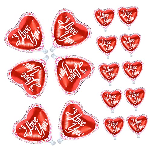 BESPORTBLE 25Stücke Rote Herzballons Aluminiumfolie Und Valentinstag Luftballons Für Romantische Feierlichkeiten Dekoration Für Hochzeiten Partys Und Fotosessions BESPORTBLE 25Stücke Rote Herzballons Aluminiumfolie Und Valentinstag Luftballons Für Romantische Feierlichkeiten Dekoration Für Hochzeiten Partys Und Fotosessions von BESPORTBLE