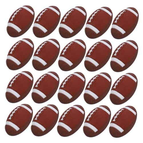 BESPORTBLE 25Stücke Rugby Radiergummis Cartoon Radiergummis Rugbyball Form für Schüler und Büroangestellte aus Sicheren Materialien zum Radieren von von BESPORTBLE