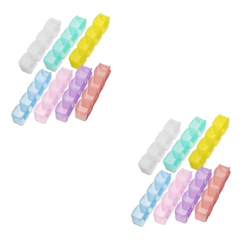 BESPORTBLE 2Er-Packung Schmuckschatulle mit mehreren Gittern Fall Veranstalter für Schlüssel Juwelierorganisator Organizer Schmuck Halsketten-Organizer Schmuckorganisatoren Plastik Bunt BESPORTBLE 2Er-Packung Schmuckschatulle mit mehreren Gittern Fall Veranstalter für Schlüssel Juwelierorganisator Organizer Schmuck Halsketten-Organizer Schmuckorganisatoren Plastik Bunt von BESPORTBLE