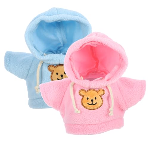 BESPORTBLE 2Stücke Bärenpuppenkleidung für Stofftiere Wiederverwendbare Outfits und Dekorative Kleidung für Puppen und Kuscheltiere von BESPORTBLE