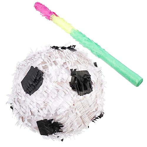 BESPORTBLE 2Stücke Fußball Pinata mit Pinata Stick Sport Ball Dekoration für Party Events Sicher und Langlebig für Sportthemenfeiern Schul und Firmenfeiern BESPORTBLE 2Stücke Fußball Pinata mit Pinata Stick Sport Ball Dekoration für Party Events Sicher und Langlebig für Sportthemenfeiern Schul und Firmenfeiern von BESPORTBLE