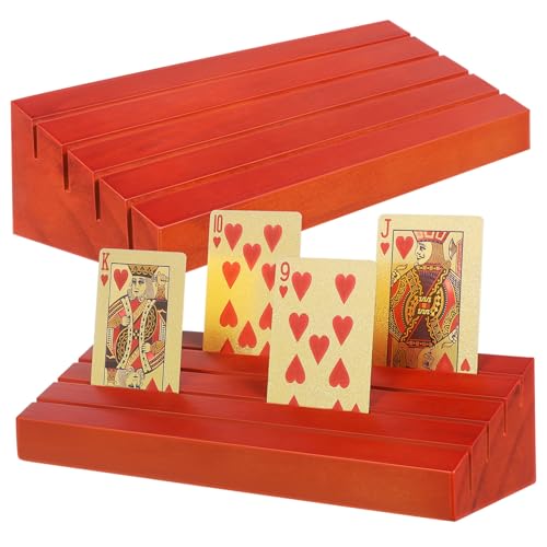 BESPORTBLE 2Stücke Spielkartenhalter aus Holz Stabiler Kartenständer mit Holzsockel für Brückenspiele und Partys Vertikale Kartenanzeige für Einfache Handhabung BESPORTBLE 2Stücke Spielkartenhalter aus Holz Stabiler Kartenständer mit Holzsockel für Brückenspiele und Partys Vertikale Kartenanzeige für Einfache Handhabung von BESPORTBLE