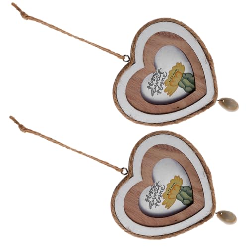 BESPORTBLE 2Stücke Winzige Herzform Holz Bilderrahmen Vintage Wanddekor Für Häuser Zum Basteln Und Dekorieren Deko Für Valentinstag Und Besondere Anlässe BESPORTBLE 2Stücke Winzige Herzform Holz Bilderrahmen Vintage Wanddekor Für Häuser Zum Basteln Und Dekorieren Deko Für Valentinstag Und Besondere Anlässe von BESPORTBLE