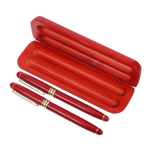 BESPORTBLE 2er Set Füller Und Kugelschreiber Aus Holz Im Eleganten Etui – Hochwertige Schreibgeräte Für Büro - Schule Und Als Für Kreative Menschen Und Geschäftsleute BESPORTBLE 2er Set Füller Und Kugelschreiber Aus Holz Im Eleganten Etui – Hochwertige Schreibgeräte Für Büro - Schule Und Als Für Kreative Menschen Und Geschäftsleute von BESPORTBLE