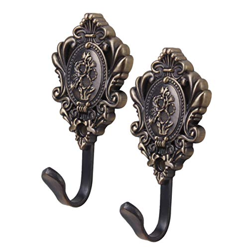BESPORTBLE 2st Haken Für Vorhangfassaden Retro Vorhang Tieback Handtücher Raffhalter Vintage Wand Haken Rosenvorhänge Vorhanghalter Kleiderbügel Binden An Der Wand Montiert Vintage-Tasche BESPORTBLE 2st Haken Für Vorhangfassaden Retro Vorhang Tieback Handtücher Raffhalter Vintage Wand Haken Rosenvorhänge Vorhanghalter Kleiderbügel Binden An Der Wand Montiert Vintage-Tasche von BESPORTBLE