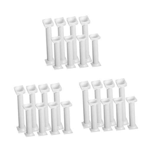 BESPORTBLE 3 Sätze Teiliges Römische Säulen Tortensäulen Für Mehrstöckige Hochzeitstorten Stabile Unterstützung Diy Dekorationsständer Weiße Kunststoffstützen 8 Stück * 3 BESPORTBLE 3 Sätze Teiliges Römische Säulen Tortensäulen Für Mehrstöckige Hochzeitstorten Stabile Unterstützung Diy Dekorationsständer Weiße Kunststoffstützen 8 Stück * 3 von BESPORTBLE
