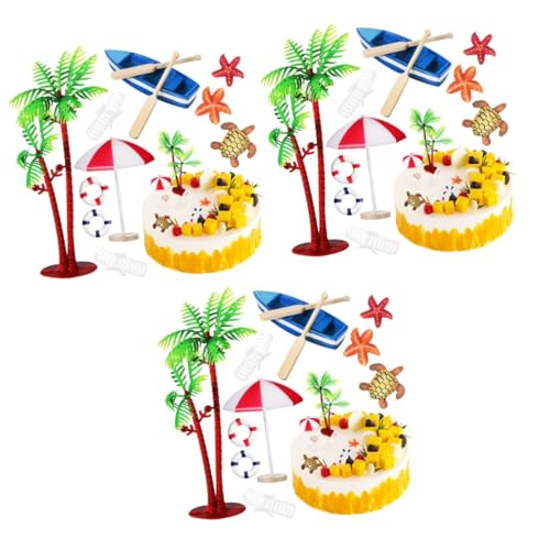 BESPORTBLE 3 Sätze Teiliges Strand Kuchen Dekorationen Ocean Thema Mit Boot Sonnenschirm Stuhl Mikrolandschaft Deko Für Sommergeburtstagsfeiern Babyparty Und Sportevents 10 Stück * 3 BESPORTBLE 3 Sätze Teiliges Strand Kuchen Dekorationen Ocean Thema Mit Boot Sonnenschirm Stuhl Mikrolandschaft Deko Für Sommergeburtstagsfeiern Babyparty Und Sportevents 10 Stück * 3 von BESPORTBLE