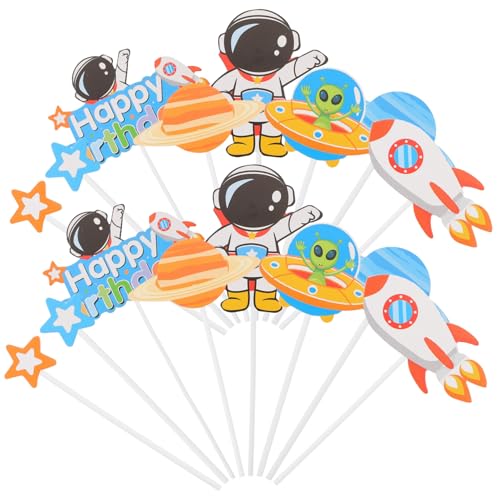 BESPORTBLE 3 Sätze Teiliges Weltraum Geburtstag Cake Topper Astronaut Tortendeko für Geburtstagskuchen Shower und Party Vielseitige Cupcake Picks für Besondere Anlässe Dekorative BESPORTBLE 3 Sätze Teiliges Weltraum Geburtstag Cake Topper Astronaut Tortendeko für Geburtstagskuchen Shower und Party Vielseitige Cupcake Picks für Besondere Anlässe Dekorative von BESPORTBLE