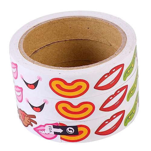 BESPORTBLE 3 Stück Bunte DIY Mundaufkleber Selbstklebende Sticker für Kreative Bastelmaterialien für Geburtstagsfeiern und Kunstprojekte BESPORTBLE 3 Stück Bunte DIY Mundaufkleber Selbstklebende Sticker für Kreative Bastelmaterialien für Geburtstagsfeiern und Kunstprojekte von BESPORTBLE