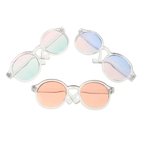 BESPORTBLE 3 Stück Puppenbrillen Zubehör Puppenhaus Zubehör Miniatur Puppenbrille Runde Puppenhaus Brille Für Puppe Mini Puppenbrille Puppen Aus Kunststoff BESPORTBLE 3 Stück Puppenbrillen Zubehör Puppenhaus Zubehör Miniatur Puppenbrille Runde Puppenhaus Brille Für Puppe Mini Puppenbrille Puppen Aus Kunststoff von BESPORTBLE