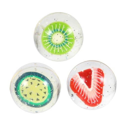 BESPORTBLE 3 Stück Teiliges Bunte Frucht motiv Sprungbälle aus Hochwertigem Kindersicherer Bouncy Ball für Drinnen und Draußen Tragbar Lernspielzeug BESPORTBLE 3 Stück Teiliges Bunte Frucht motiv Sprungbälle aus Hochwertigem Kindersicherer Bouncy Ball für Drinnen und Draußen Tragbar Lernspielzeug von BESPORTBLE