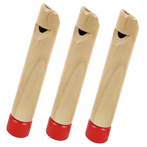 BESPORTBLE 3 Stück Teiliges Holzpfeifen für Sichere Holzflöten ohne Grate Pädagogisches Musikspielzeug zur Hörentwicklung und Spielerischen für Junge Mädchen BESPORTBLE 3 Stück Teiliges Holzpfeifen für Sichere Holzflöten ohne Grate Pädagogisches Musikspielzeug zur Hörentwicklung und Spielerischen für Junge Mädchen von BESPORTBLE