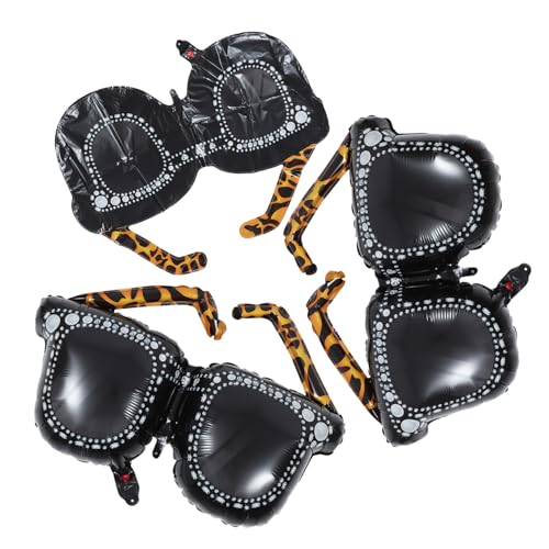 BESPORTBLE 3 Stück Teiliges Jahre Party deko Aufblasbare Sonnenbrillen Luftballons aus Aluminiumfolie Retro Musikfestival Partyzubehör Auffällige Disco Brille Deko für Jubiläen und Feiern BESPORTBLE 3 Stück Teiliges Jahre Party deko Aufblasbare Sonnenbrillen Luftballons aus Aluminiumfolie Retro Musikfestival Partyzubehör Auffällige Disco Brille Deko für Jubiläen und Feiern von BESPORTBLE
