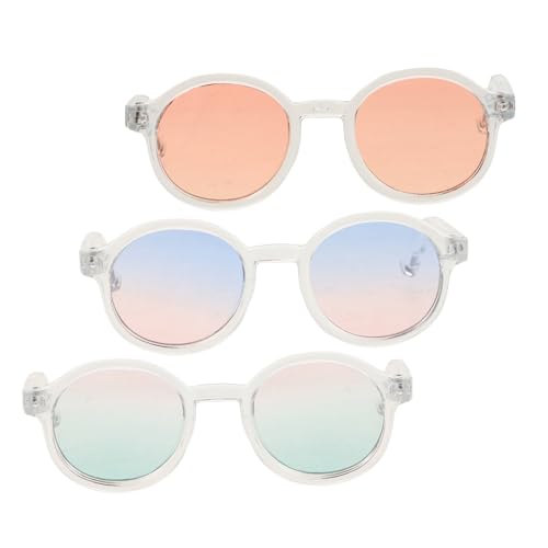 BESPORTBLE 3 Stück Teiliges Runde Puppenhaus Brillen aus Baumwolle für Puppen Vielseitige Miniatur deko Süße Eyewear für Puppenkostüme und Ankleidespaß BESPORTBLE 3 Stück Teiliges Runde Puppenhaus Brillen aus Baumwolle für Puppen Vielseitige Miniatur deko Süße Eyewear für Puppenkostüme und Ankleidespaß von BESPORTBLE