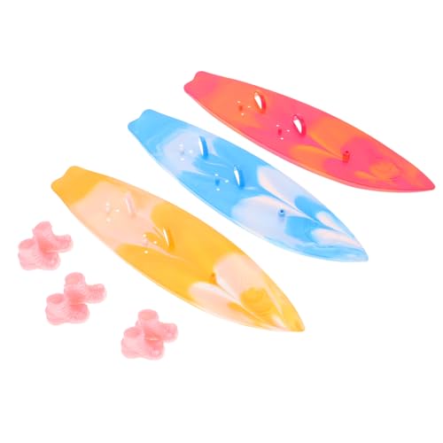 BESPORTBLE 3 Stück Teiliges Surfbrett Modell Blau und Gelb Dekoration für Geburtstagsfeiern Am Pool und Strandpartys Hawaii Cupcake Topper für Kreative Anlässe BESPORTBLE 3 Stück Teiliges Surfbrett Modell Blau und Gelb Dekoration für Geburtstagsfeiern Am Pool und Strandpartys Hawaii Cupcake Topper für Kreative Anlässe von BESPORTBLE