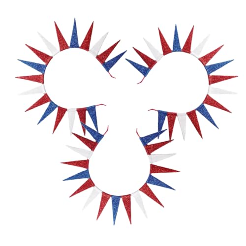 BESPORTBLE 3 Stück Teiliges Unabhängigkeitstags Stirnband mit Freiheitsstatue Themed Kopfschmuck für Memorial Day und Feiern Bequeme und Stilvolle Kopfbedeckung für Patriotische Anlässe BESPORTBLE 3 Stück Teiliges Unabhängigkeitstags Stirnband mit Freiheitsstatue Themed Kopfschmuck für Memorial Day und Feiern Bequeme und Stilvolle Kopfbedeckung für Patriotische Anlässe von BESPORTBLE