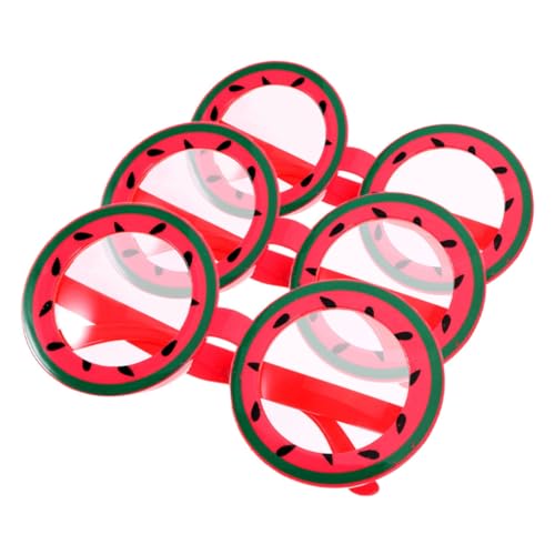 BESPORTBLE 3 Stück Wassermelonengläser Hawaii Zubehör Partyzubehör Tropisches Zubehör Partybrille Hawaii Zubehör Für Männer Luau Brille Party Augenbrille Foto Requisiten von BESPORTBLE