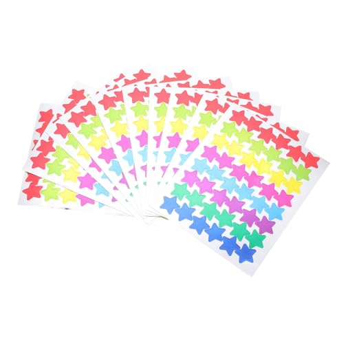 BESPORTBLE 30 Blatt Selbstklebende Aluminiumfolien sternaufkleber Bunte Sticker Belohnungssticker für Schule und Basteln Ablösbar Langlebig BESPORTBLE 30 Blatt Selbstklebende Aluminiumfolien sternaufkleber Bunte Sticker Belohnungssticker für Schule und Basteln Ablösbar Langlebig von BESPORTBLE