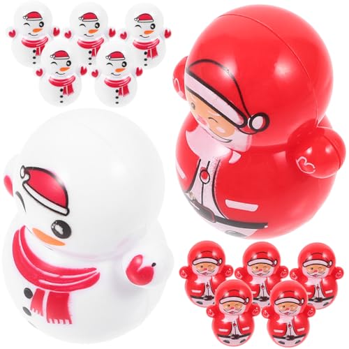 BESPORTBLE 30 Stück Teiliges Mini Wackelpuppen aus Bunte Weihnachtsdeko Schneemann und Weihnachtsmann Robuste Sichere Tischdekoration für Partygeschenke BESPORTBLE 30 Stück Teiliges Mini Wackelpuppen aus Bunte Weihnachtsdeko Schneemann und Weihnachtsmann Robuste Sichere Tischdekoration für Partygeschenke von BESPORTBLE