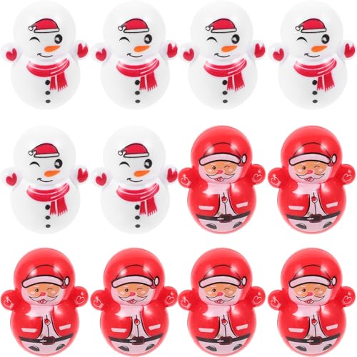 BESPORTBLE 30 Stück Teiliges Mini Wackelspielzeug Schneemann Weihnachtsmann Weihnachtsdeko und für Robuste Kunststofffiguren für Kreative Tischdekoration BESPORTBLE 30 Stück Teiliges Mini Wackelspielzeug Schneemann Weihnachtsmann Weihnachtsdeko und für Robuste Kunststofffiguren für Kreative Tischdekoration von BESPORTBLE