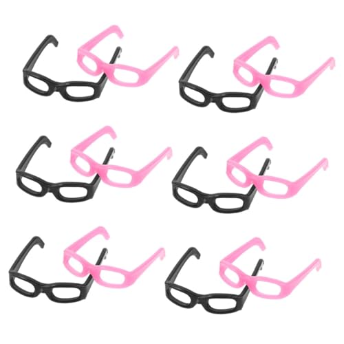BESPORTBLE 30Stücke Mini Puppenbrillen Farbenfrohe Brillen Requisiten Für Puppen Puppenzubehör Für Rollenspiele Für Kreative DIY Projekte Und Puppenhaus Dekoration von BESPORTBLE