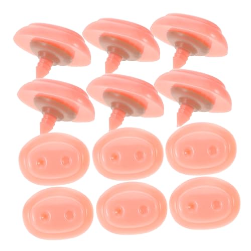 BESPORTBLE 30sätze Schweinenase Für Puppen Zum Selbermachen Basteln Für Selbstgemachte Spielzeugschweine Austauschset Für Nase von BESPORTBLE