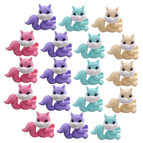 BESPORTBLE 36 Stück Teiliges Eichhörnchen Radiergummis Schulbedarf Bunte Tierform Schüler Büro Designer Zufällige Farbe Zufällige Farbe von BESPORTBLE
